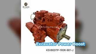 Aggiornamento pompa per escavatore K5V80DTP Potenza resistente