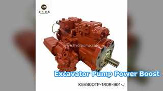 Aggiornamento della pompa idraulica dell'escavatore K5V80DTP